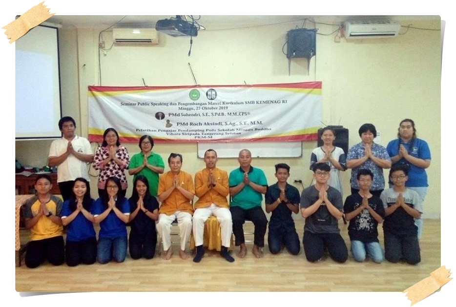 Seminar Public Speaking dan Pengembangan Materi Kurikulum Sekolah Minggu Buddha Kemenag RI